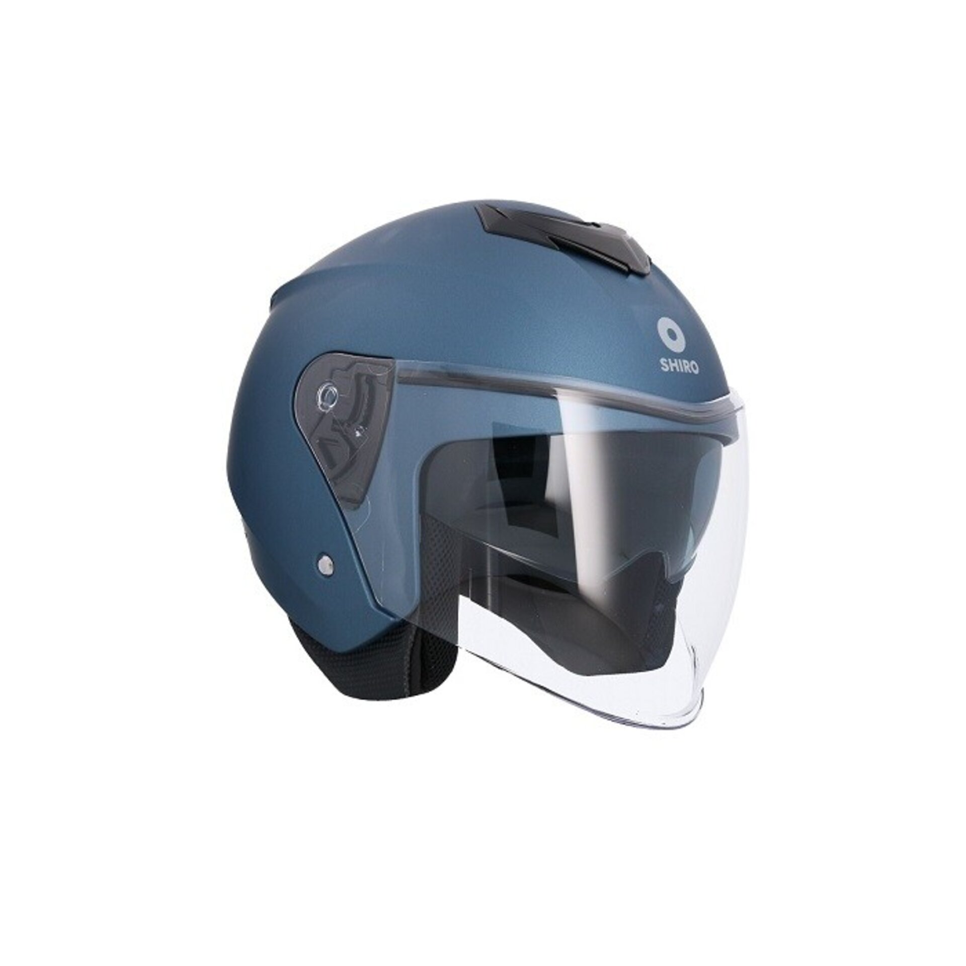 CASCO JET OF852 IBIZA AZUL MATE - 2