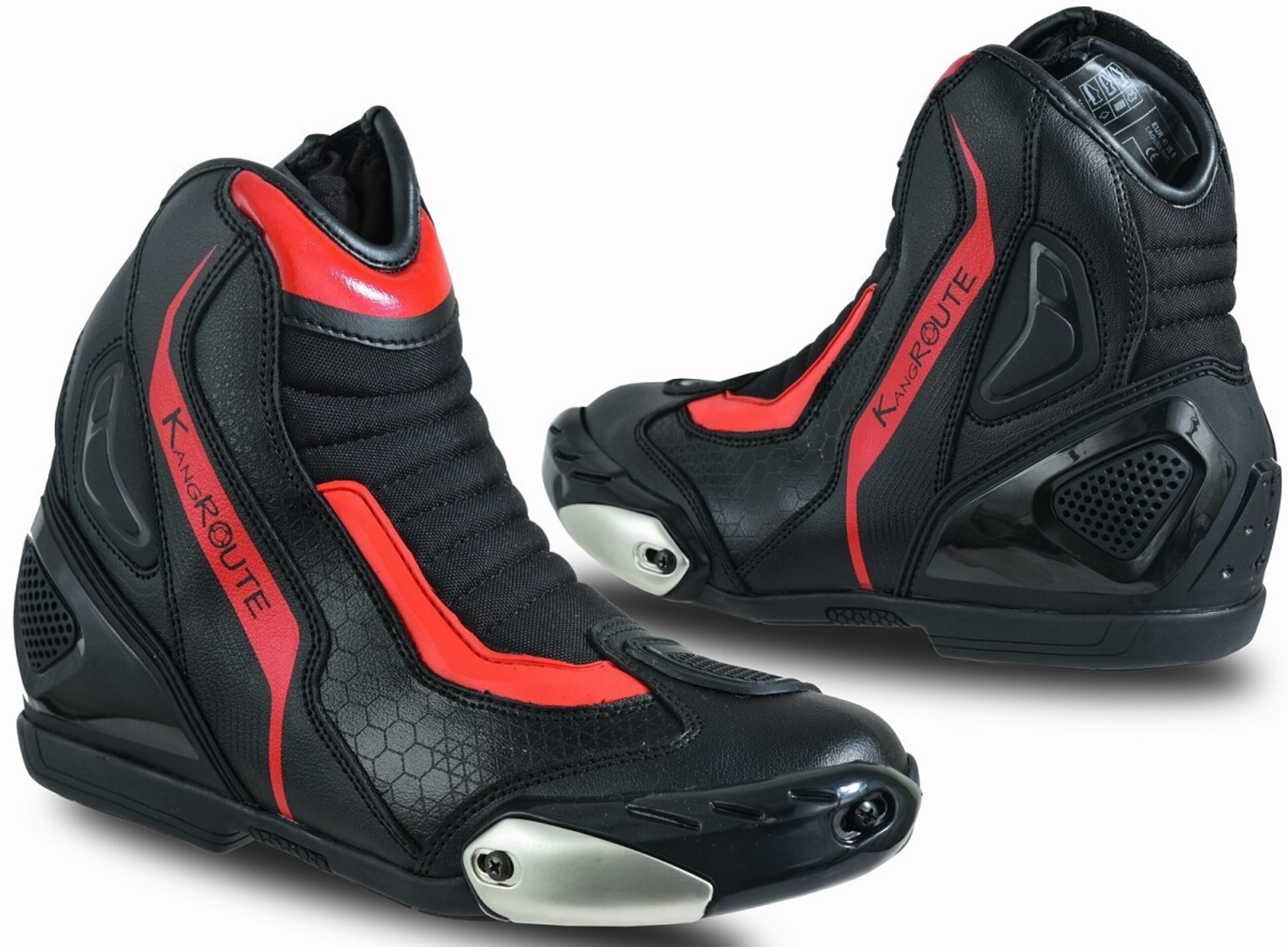 BOTAS DE MOTO CARRETERA LAGUNA SWIFT ROJO - 3