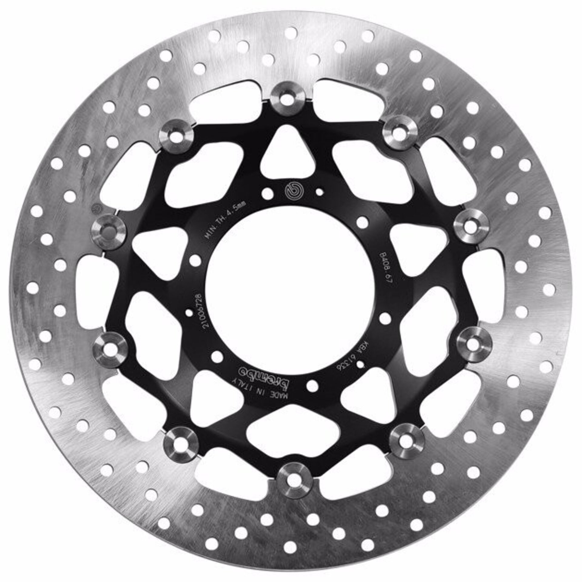 Disco de freno Brembo fijo Serie Oro 78B40867 - 1