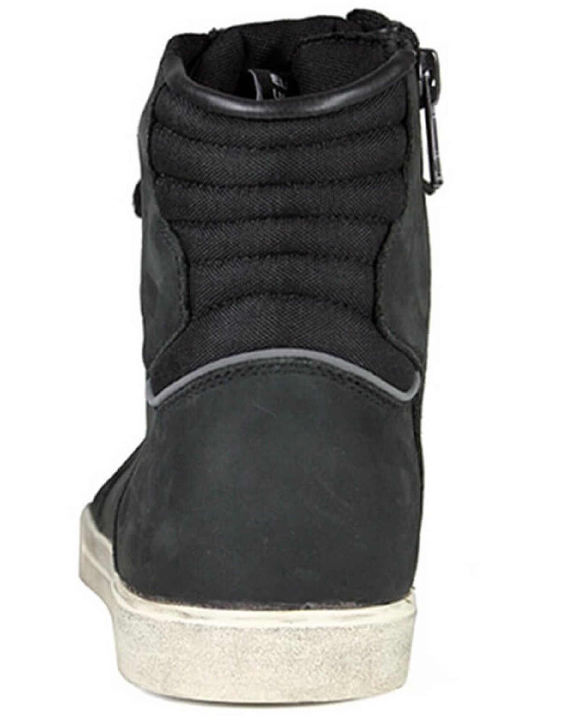 ZAPATILLAS MOTO URBANAS EN PIEL HARISSON YANKEE NEGRO/BLANCO - 5