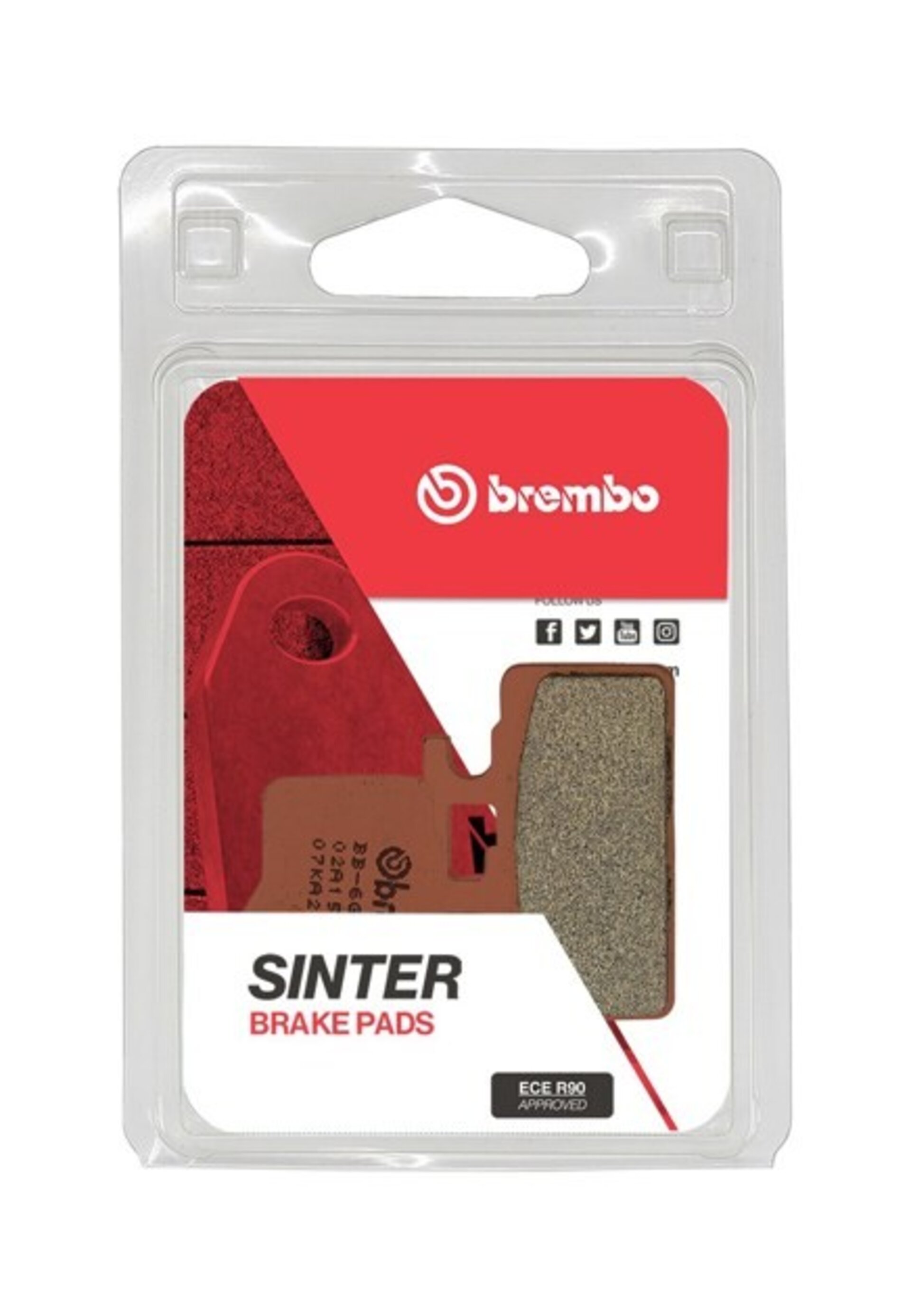 Pastillas freno Brembo sinterizadas 07KA27SX - 1
