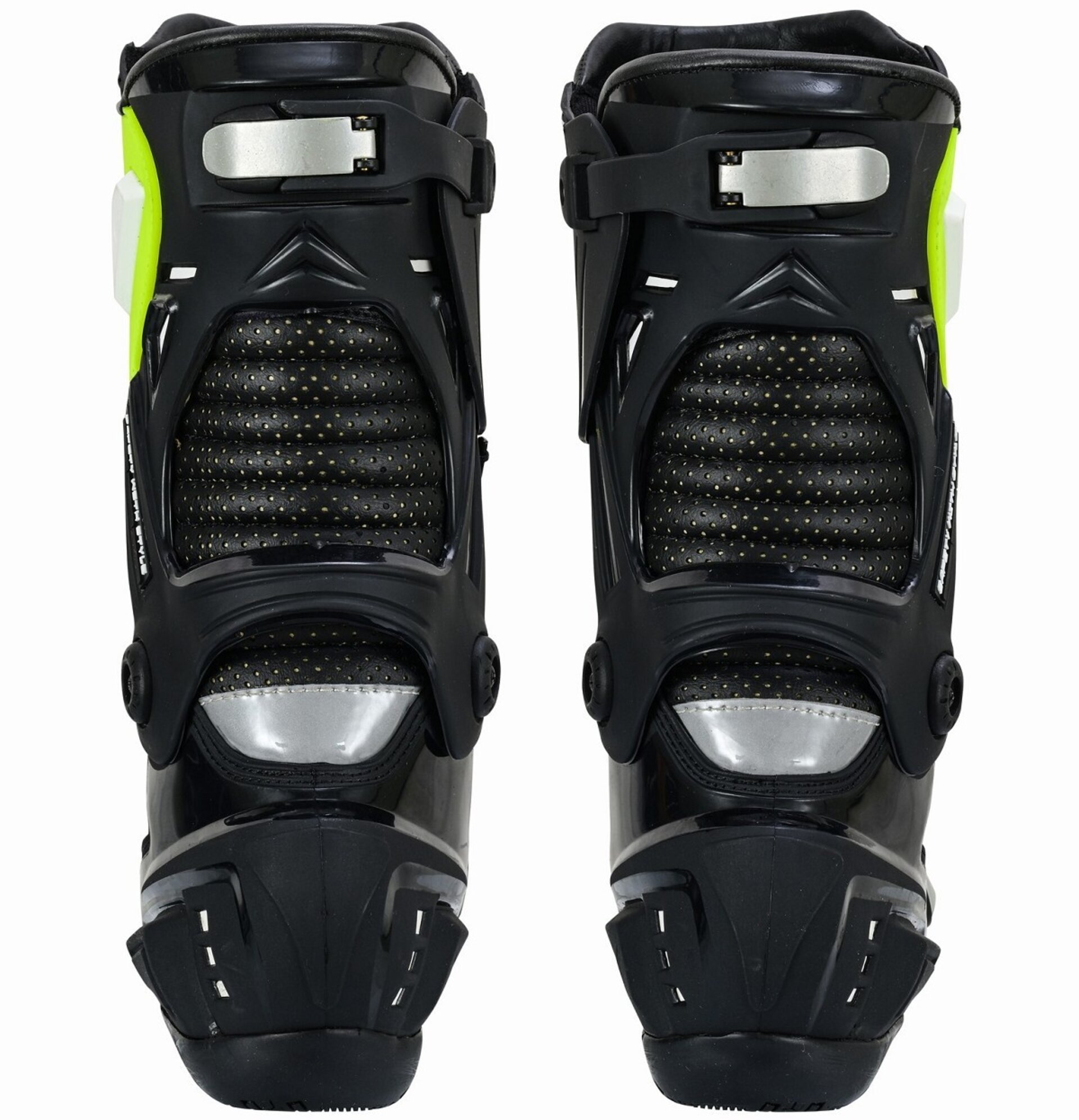 BOTAS DE MOTO DEPORTIVAS ASSEN RACE NEGRO AMARILLO FLUOR - 6