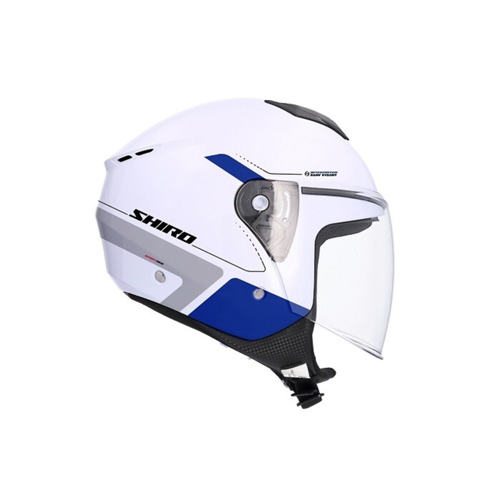 CASCO IBIZA SPORTAGE BLANCO PERLA AZUL - 2
