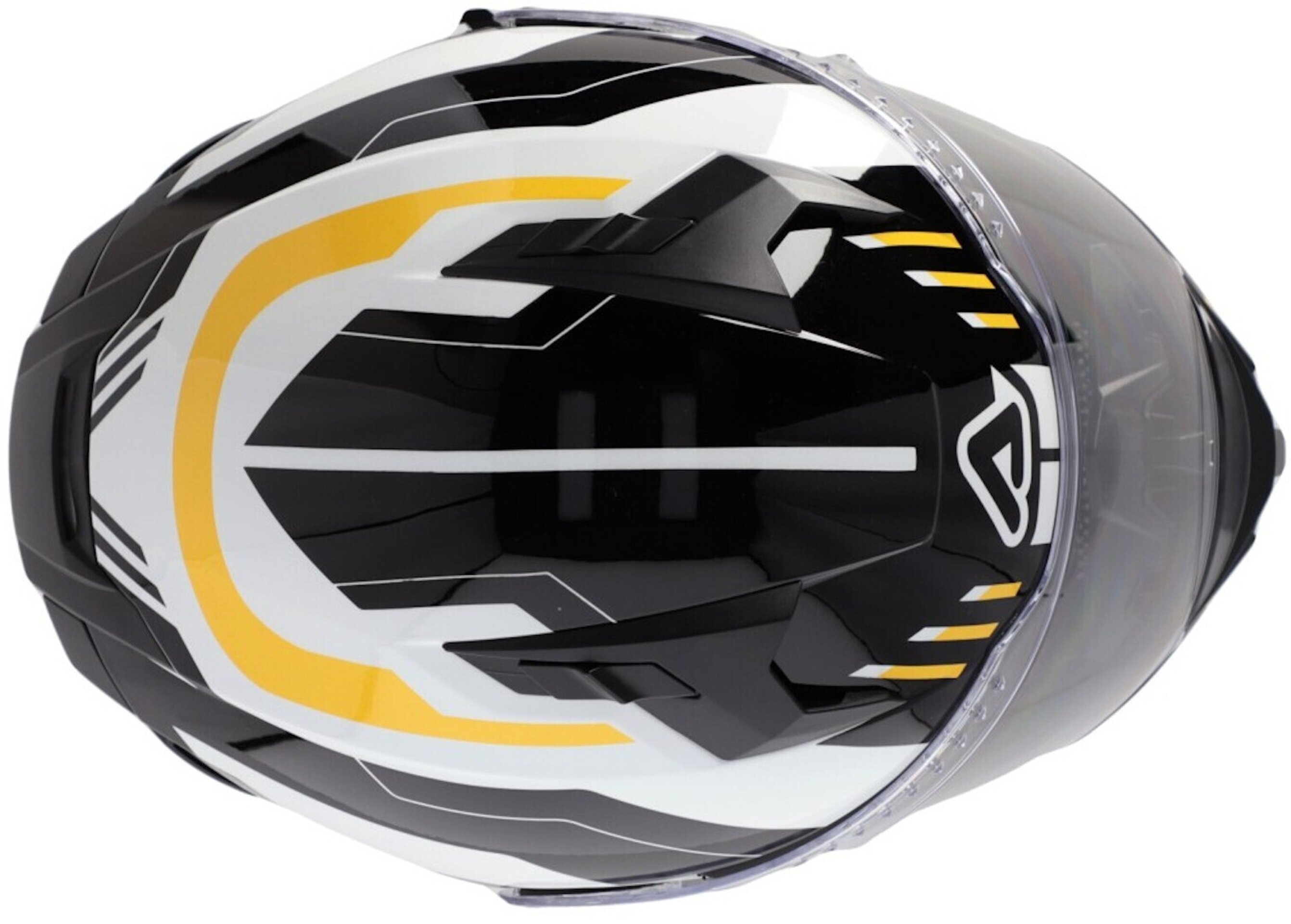 CASCO INTEGRAL ACERBIS X-WAY GRAPHIC NEGRO AMARILLO + PANTALLA AHUMADA - 7