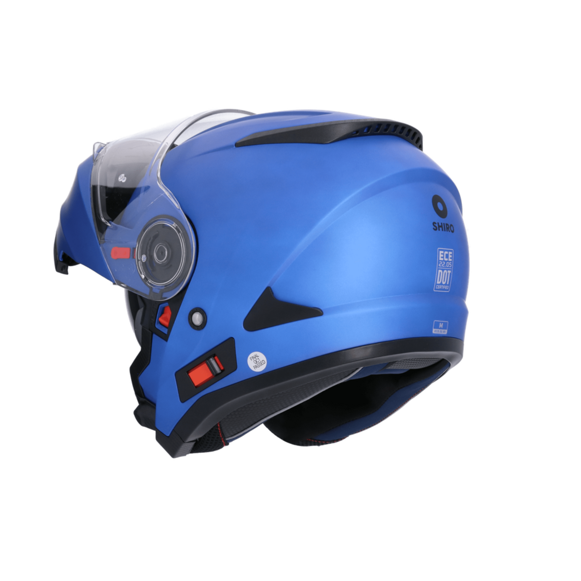 CASCO MODULAR SHIRO SH-508 EXPLORER ECE 22-06 AZUL MATE - 3