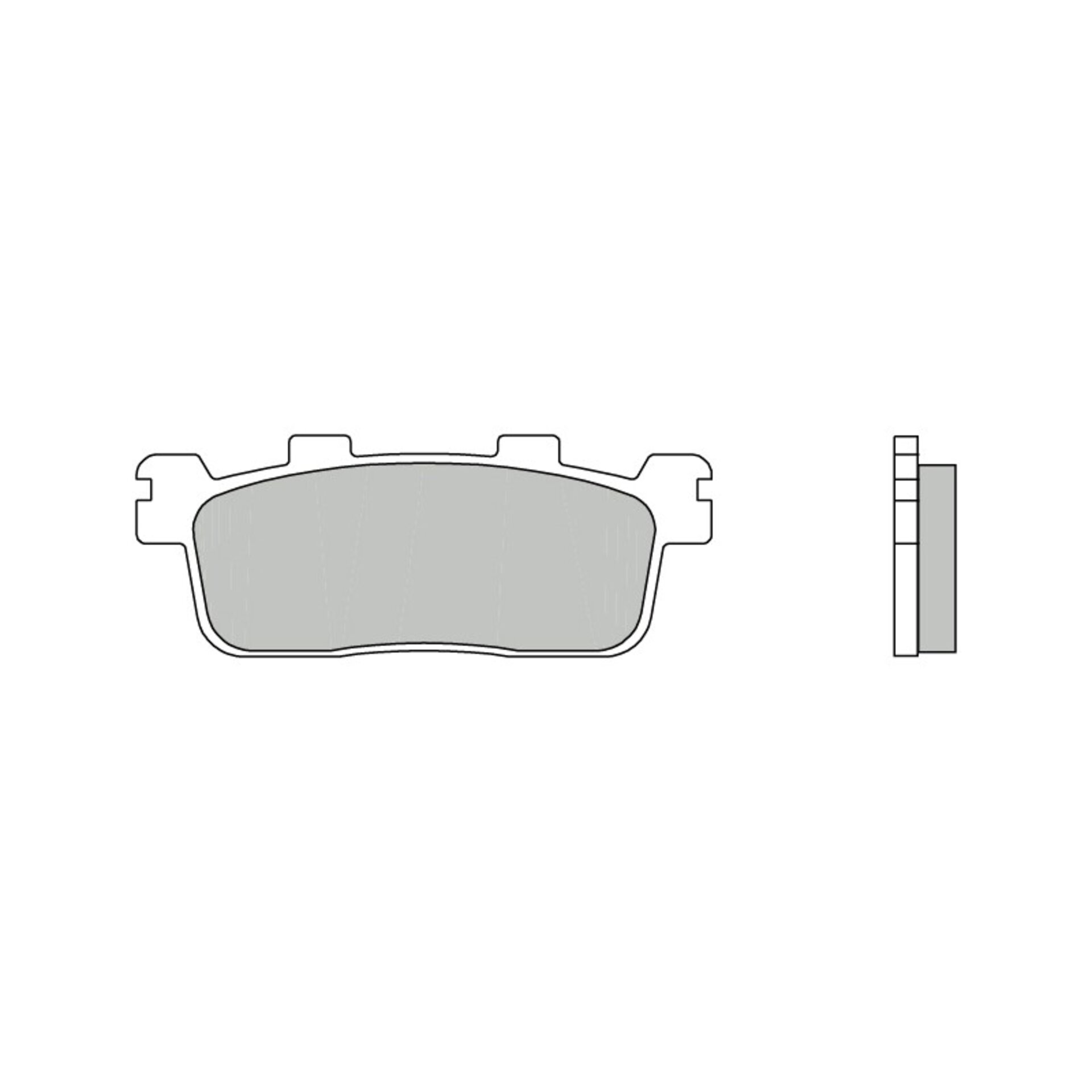 Pastillas de freno Brembo genuinas 07069 - 1