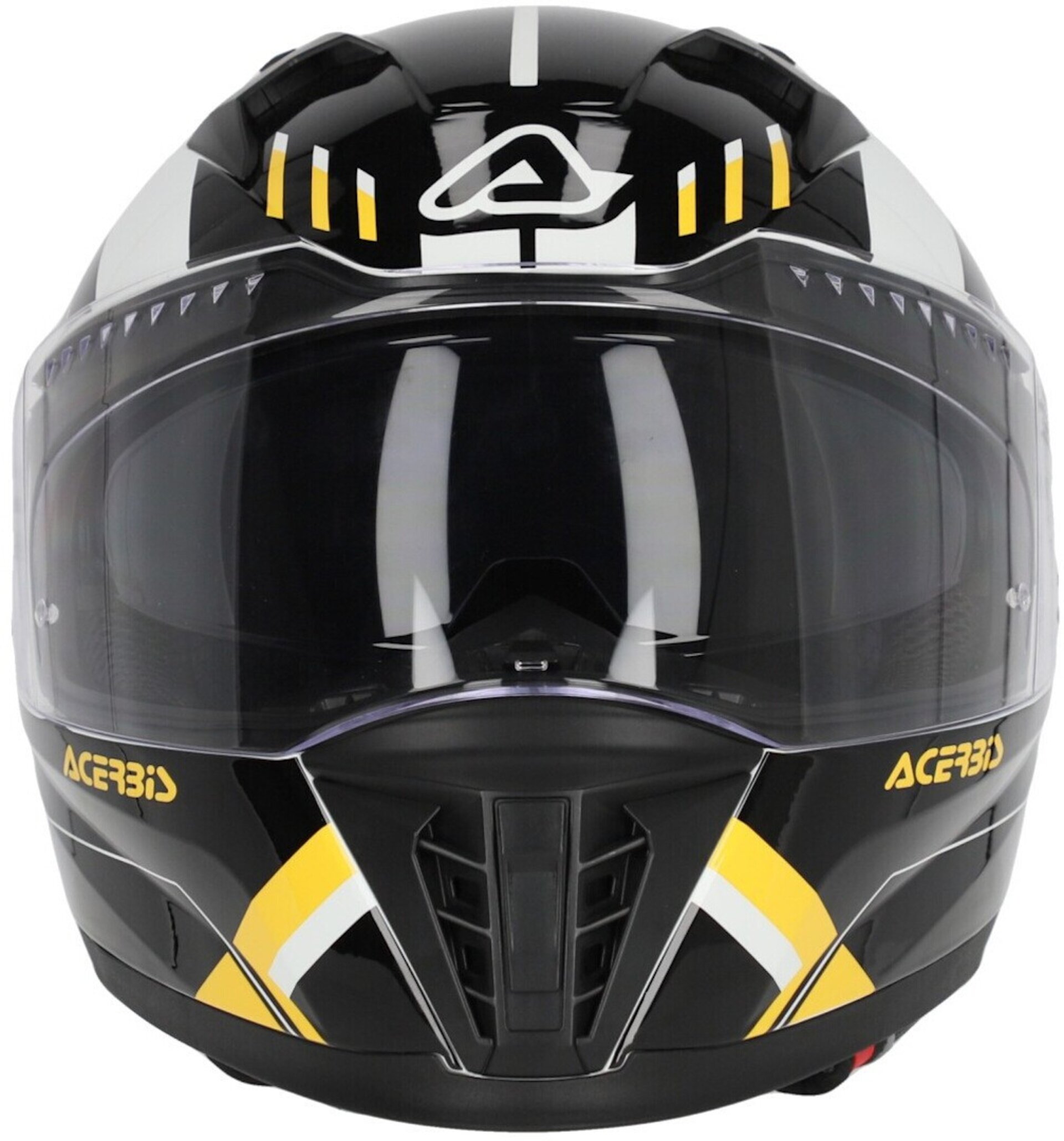 CASCO INTEGRAL ACERBIS X-WAY GRAPHIC NEGRO AMARILLO + PANTALLA AHUMADA - 2