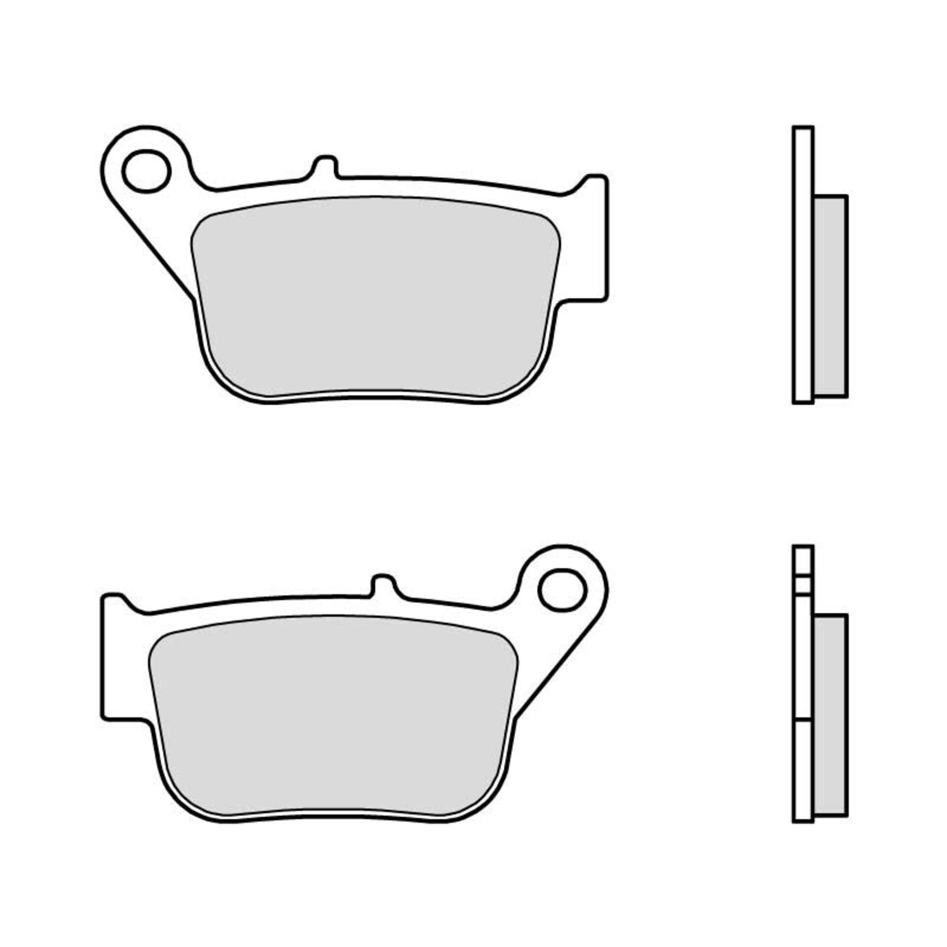 Pastillas freno Brembo sinterizadas 07109XS - 1