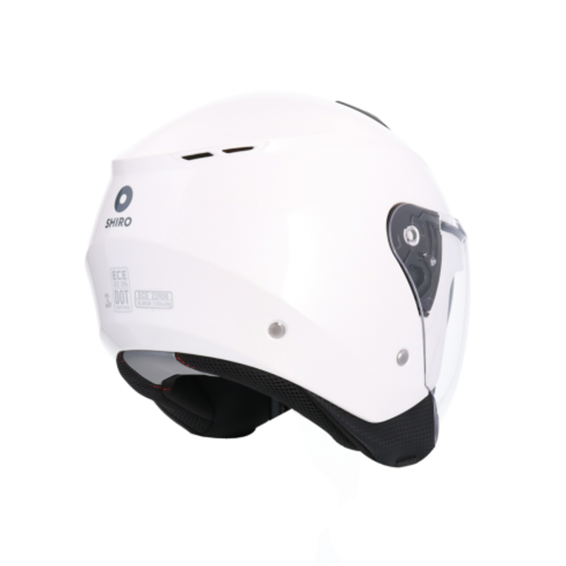 CASCO JET OF852 IBIZA BLANCO PERLA - 5