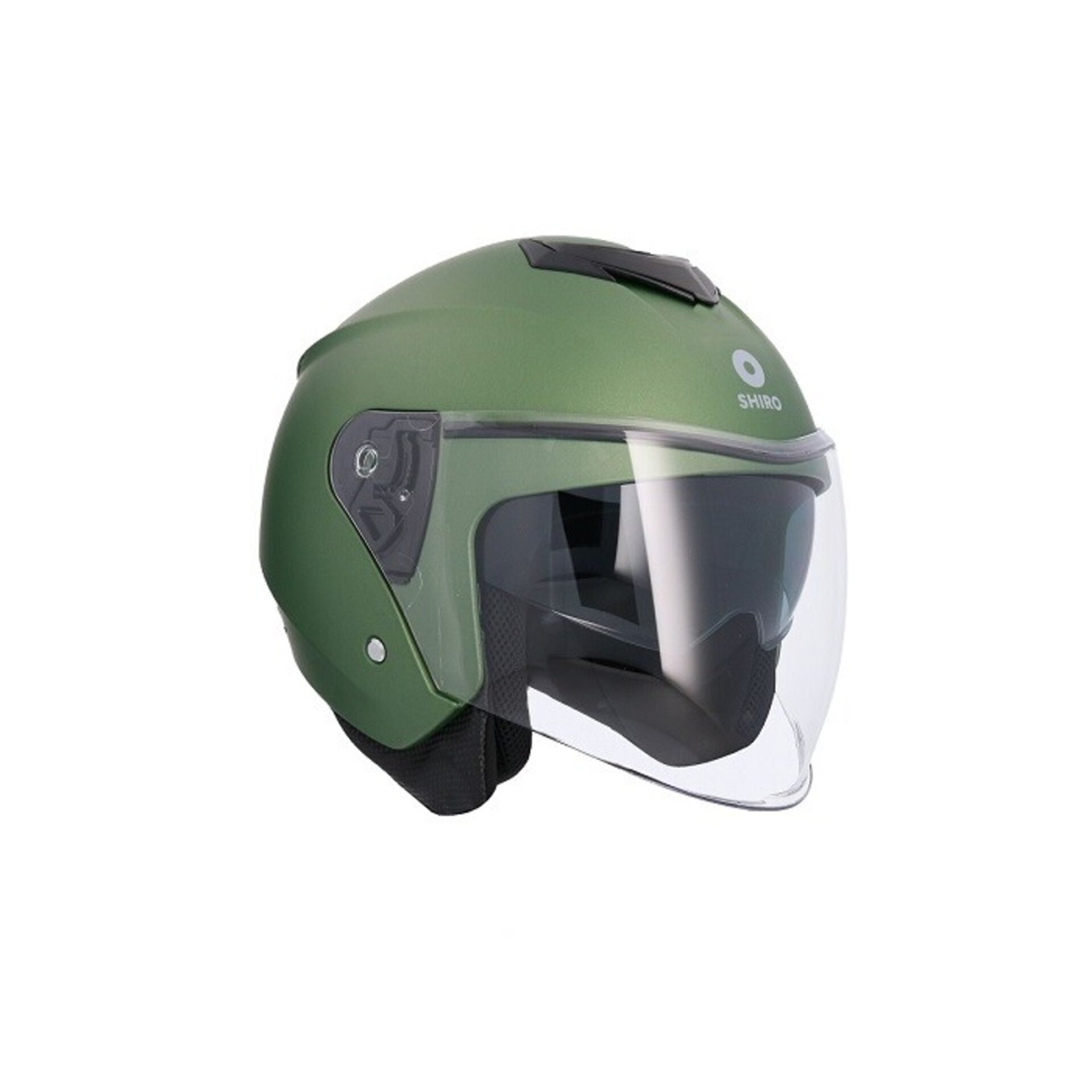 CASCO JET OF852 IBIZA VERDE MATE - 2