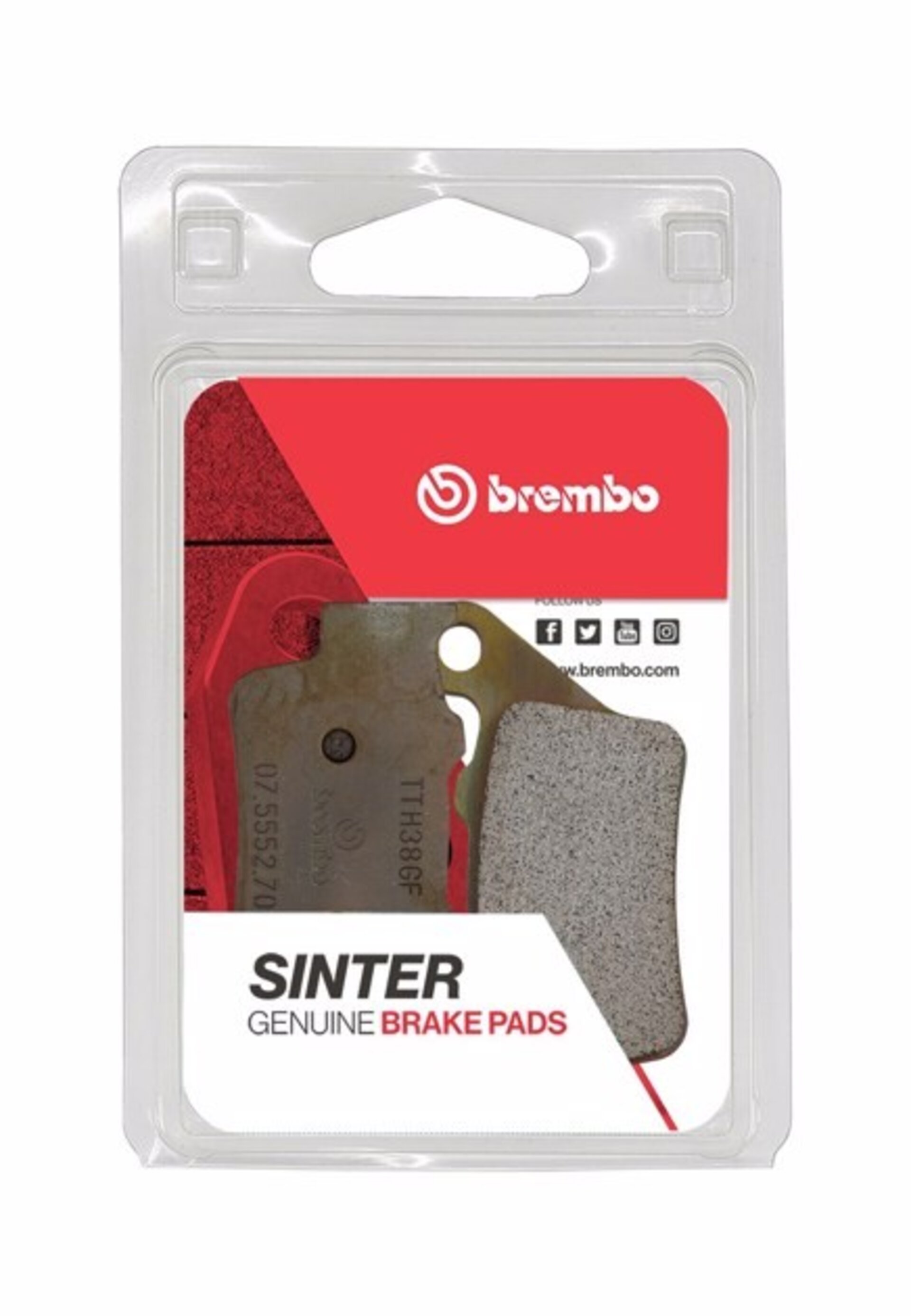 Pastillas de freno Brembo genuinas 07BB0265 - 1