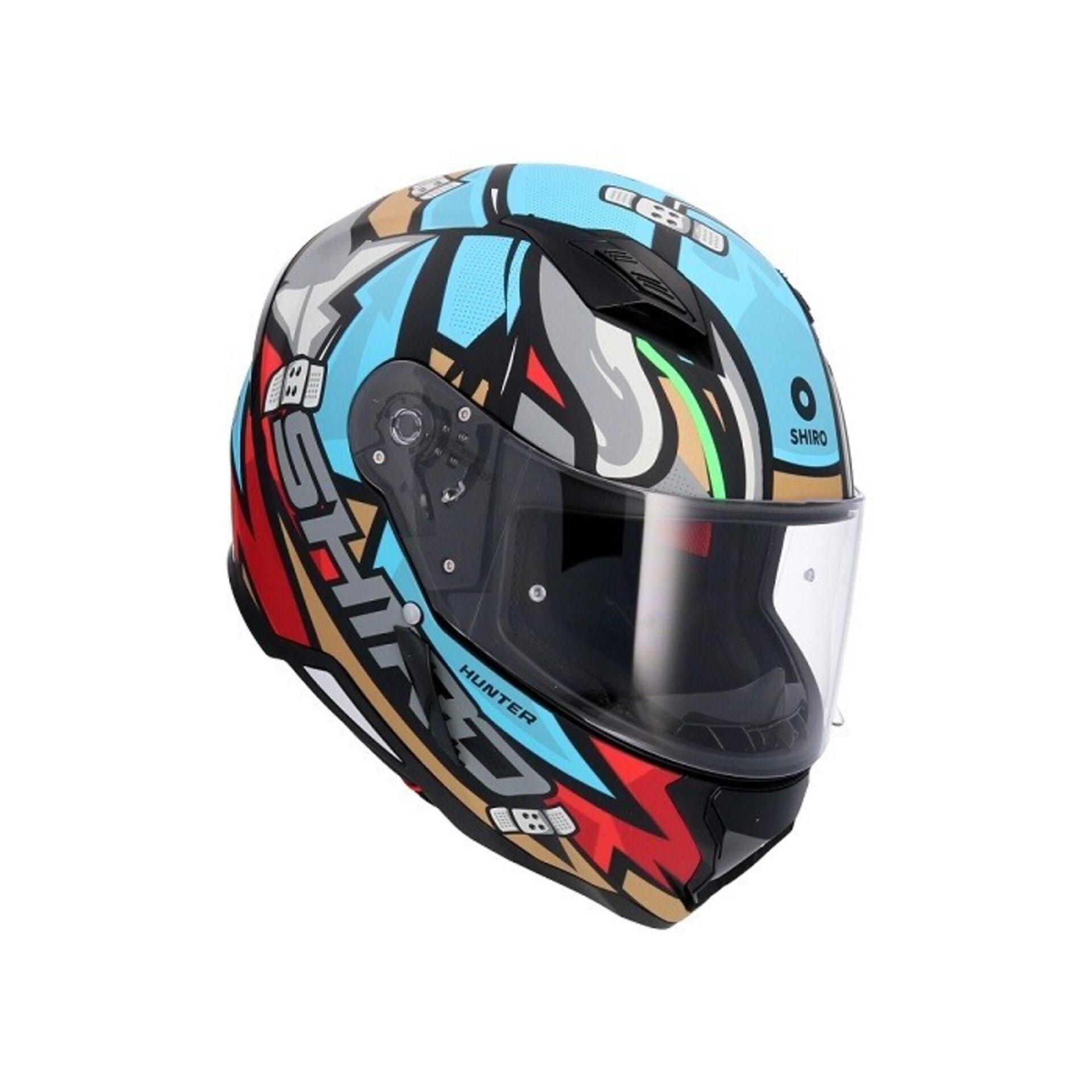 CASCO INTEGRAL SHIRO HUNTER RACCOON - 2