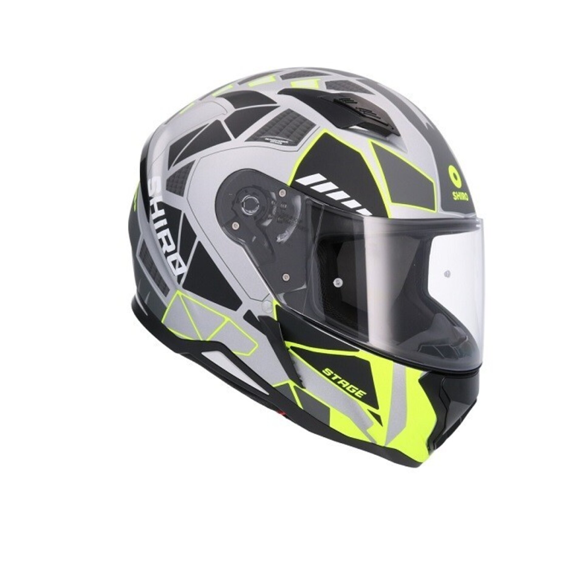 CASCO INTEGRAL SHIRO HUNTER SH-890 STAGE PLATA MATE - 2