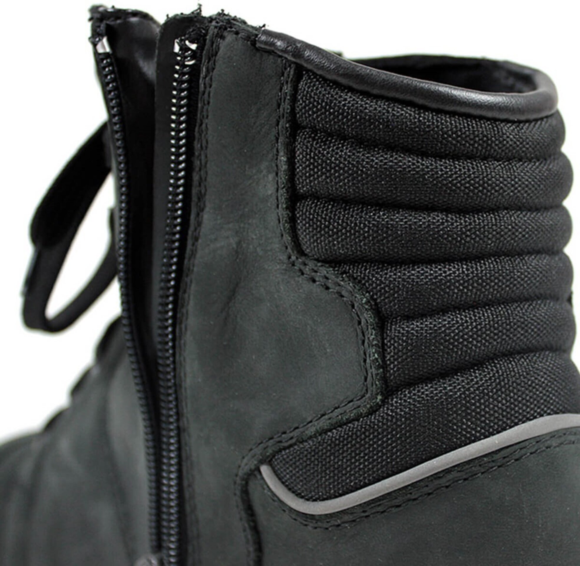 ZAPATILLAS MOTO URBANAS EN PIEL HARISSON YANKEE NEGRO/BLANCO - 7