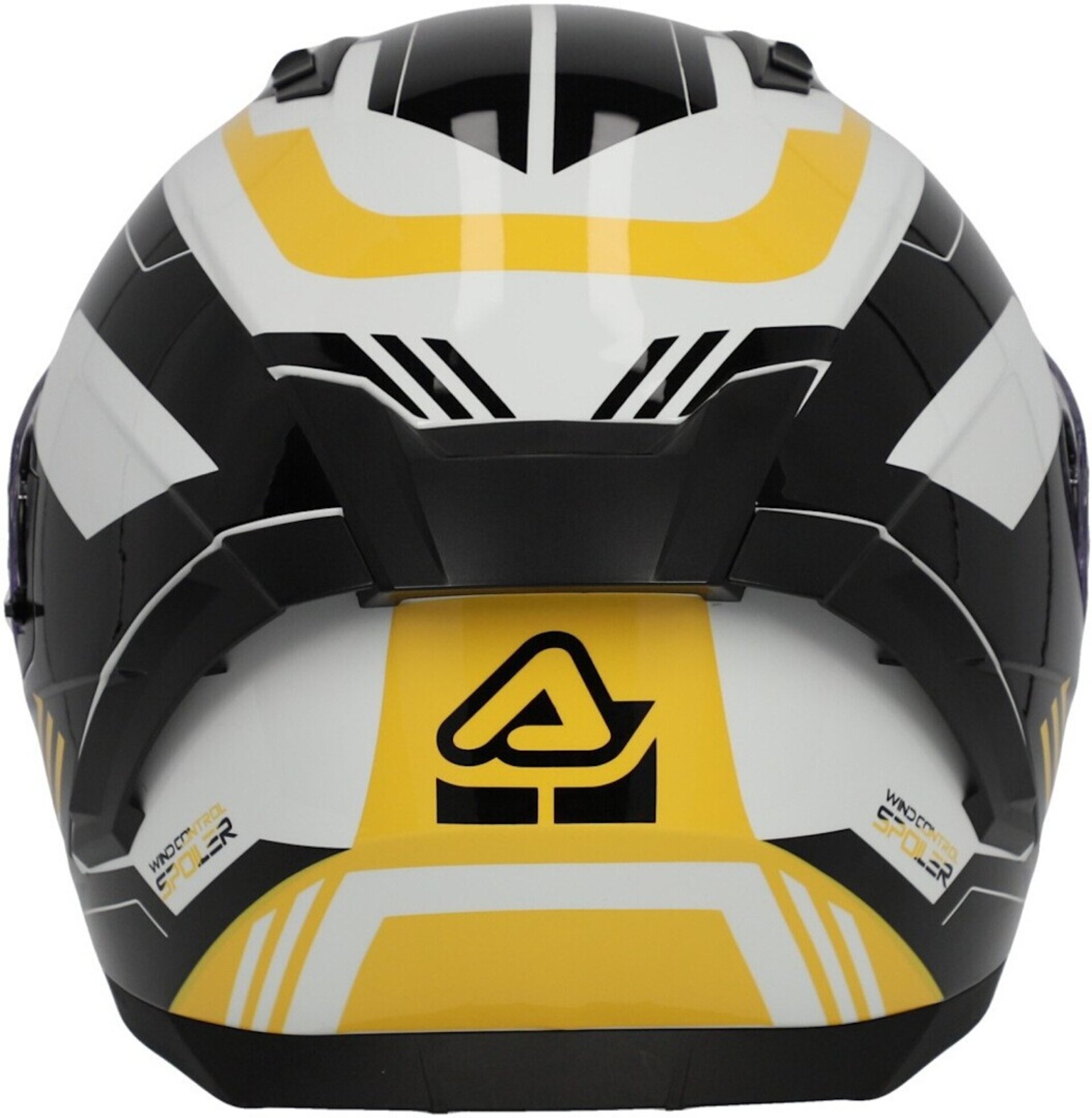 CASCO INTEGRAL ACERBIS X-WAY GRAPHIC NEGRO AMARILLO + PANTALLA AHUMADA - 6