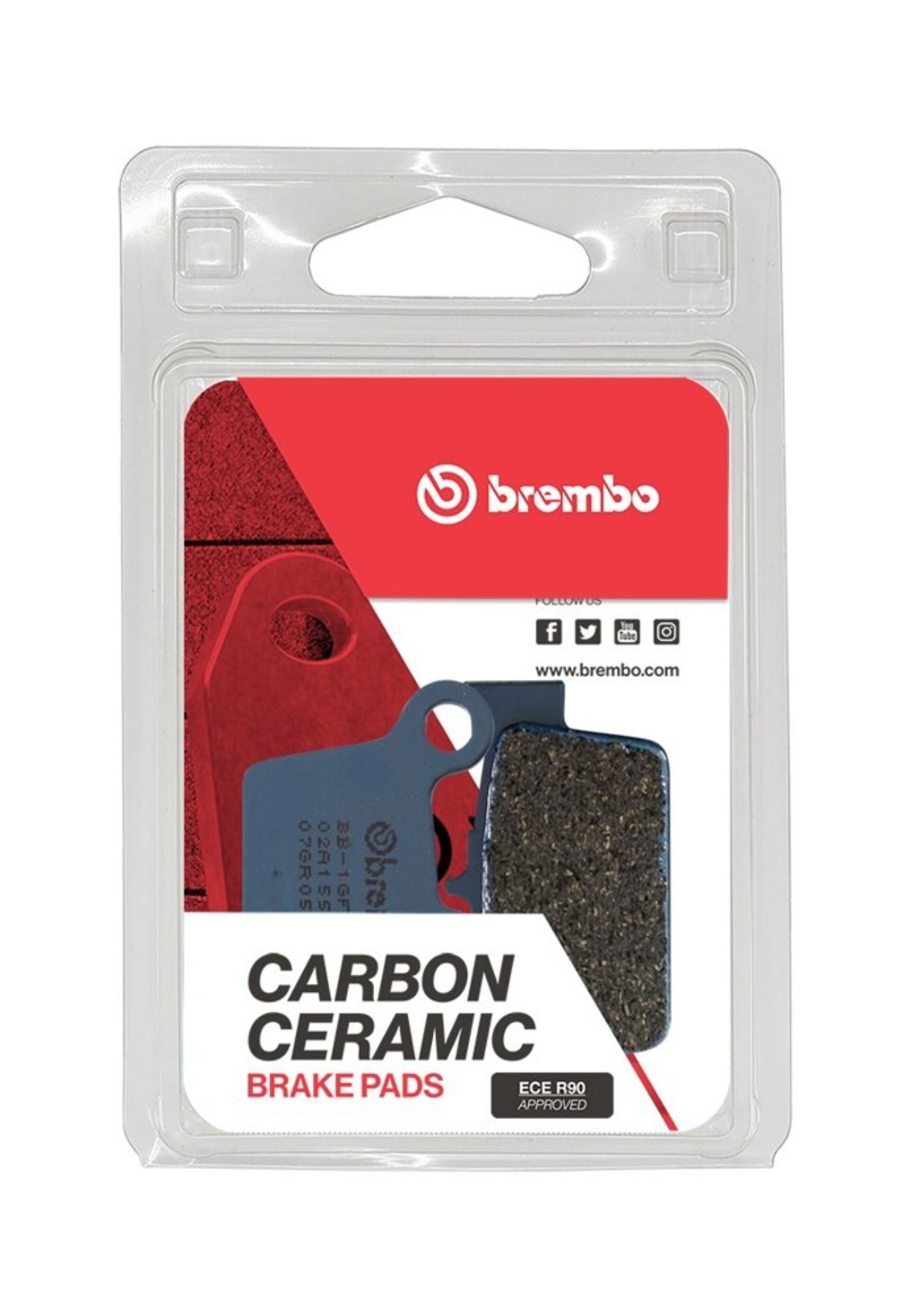 Pastillas de freno Brembo orgánicas 07GR05CC - 1