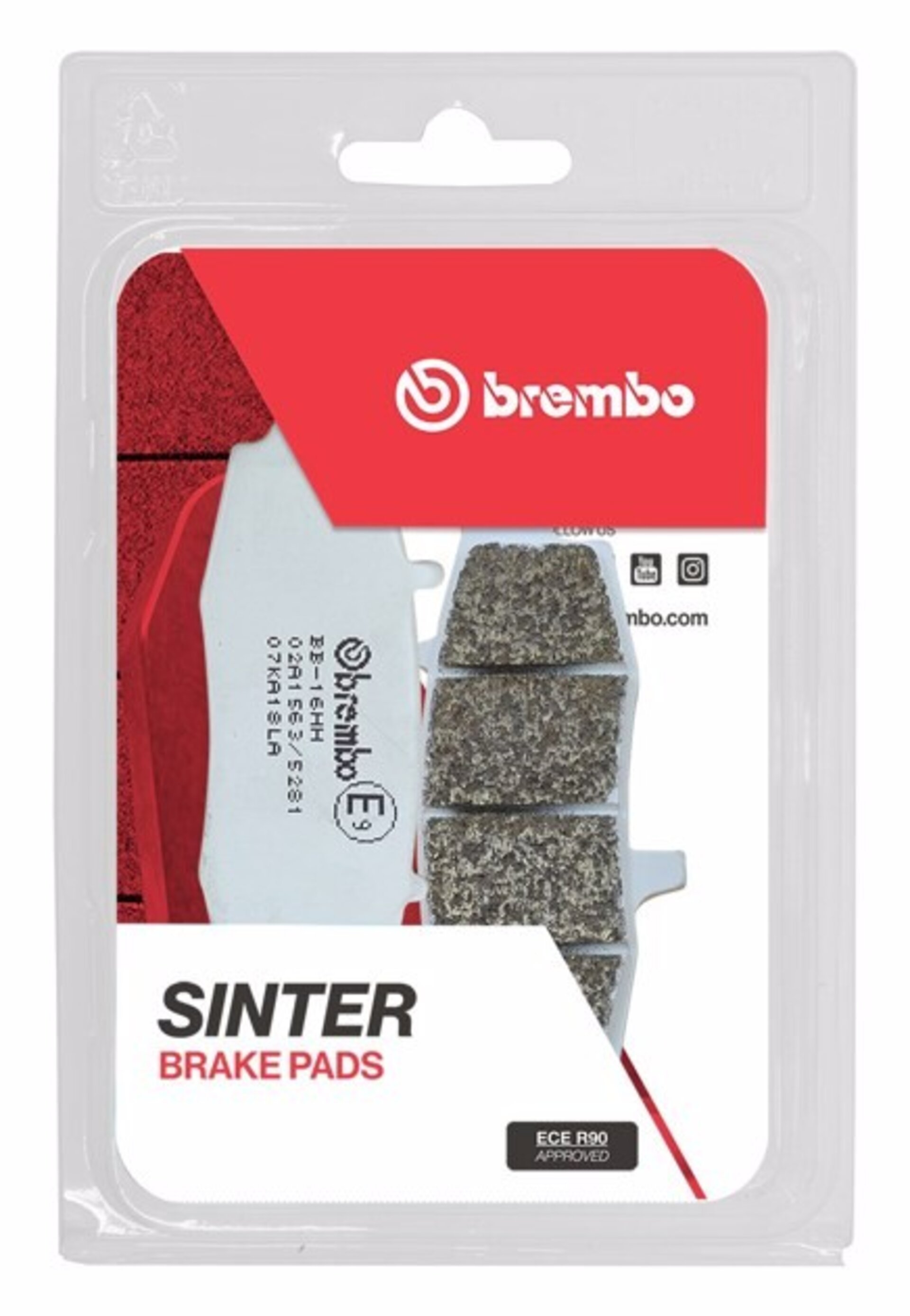Pastillas freno Brembo sinterizadas 07KA18LA - 1